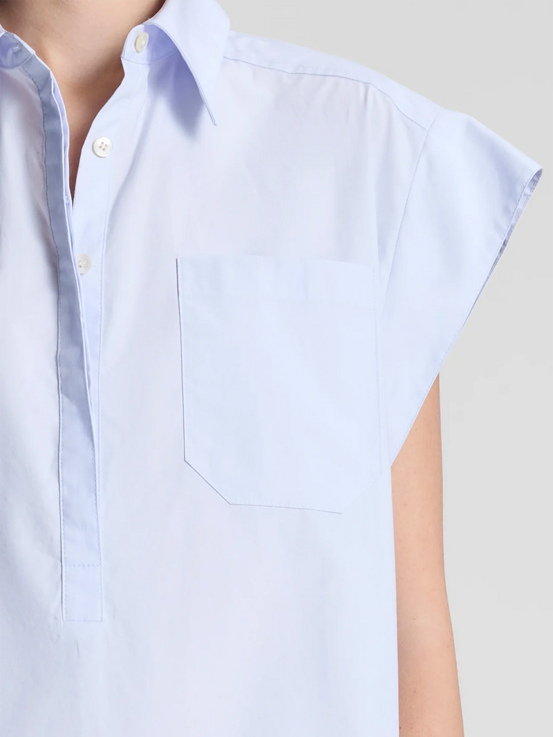 Brock Drop-Waist Shirtdress