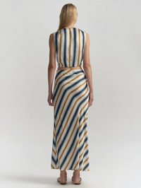 A.L.C. Brooklyn Striped Top in TAHOE BLUE/MILK CHOCOLATE – Image 3
