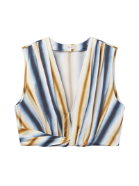A.L.C. Brooklyn Striped Top in TAHOE BLUE/MILK CHOCOLATE – Image 6
