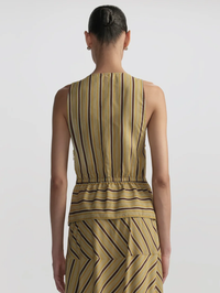 Elle Tie Front Striped Top by A.L.C. - View 2