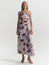 Juno Cotton Midi Dress by A.L.C.-LILAC MULTI ABSTRACT-AMY Atelier
