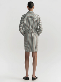 Mia Striped Mini Shirtdress by A.L.C. - View 2