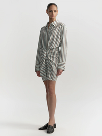 Mia Striped Mini Shirtdress by A.L.C. - View 4