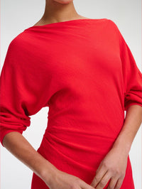 A.L.C. Sandra Dress in Really Red in Really Red – Image 3