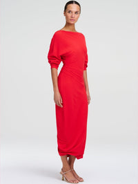 A.L.C. Sandra Dress in Really Red in Really Red – Image 4