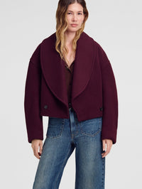 A.L.C. Stella Jacket in  Deep Mulberry in Deep Mulberry – Image 3