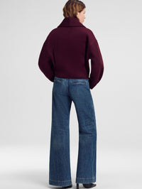 A.L.C. Stella Jacket in  Deep Mulberry in Deep Mulberry – Image 4