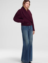 A.L.C. Stella Jacket in  Deep Mulberry in Deep Mulberry – Image 7