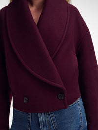 A.L.C. Stella Jacket in  Deep Mulberry in Deep Mulberry – Image 5