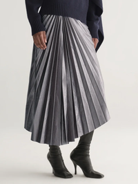 Tracy Metallic Vegan Leather Skirt by A.L.C. - View 5