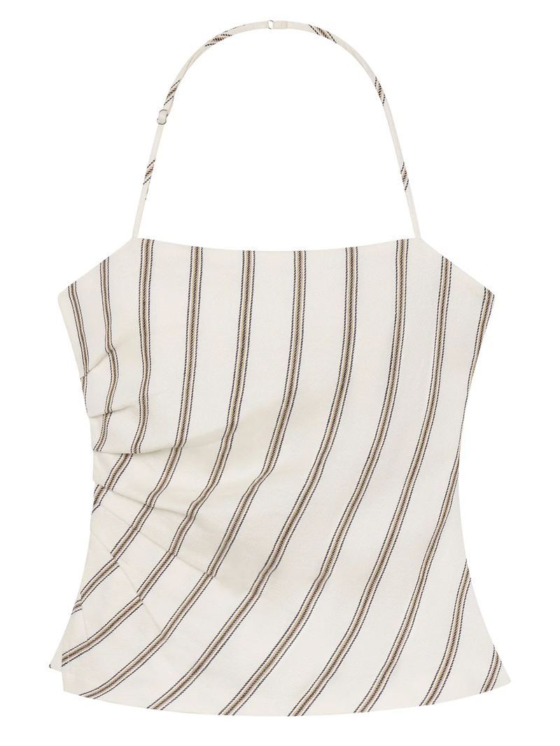 Charlotte Linen Halter Top