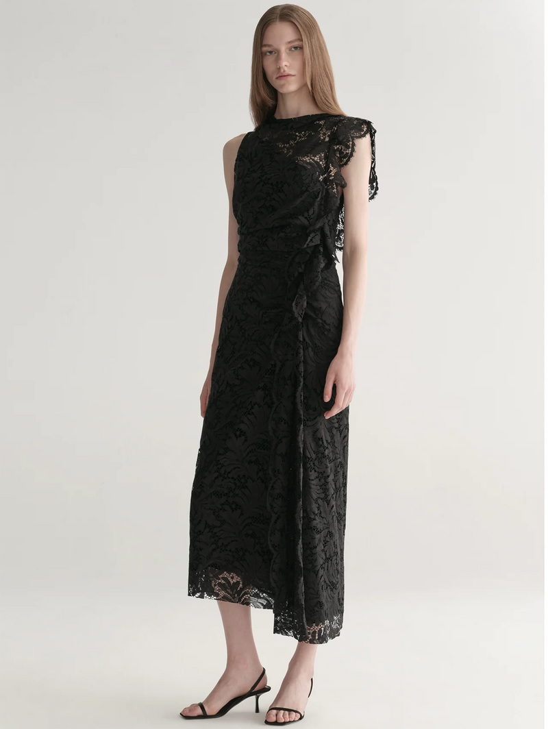 Astrid Lace Midi Dress