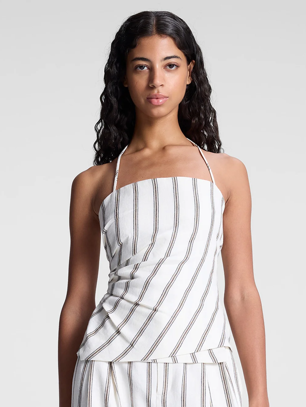 Charlotte Linen Halter Top