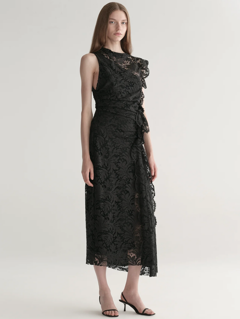 Astrid Lace Midi Dress