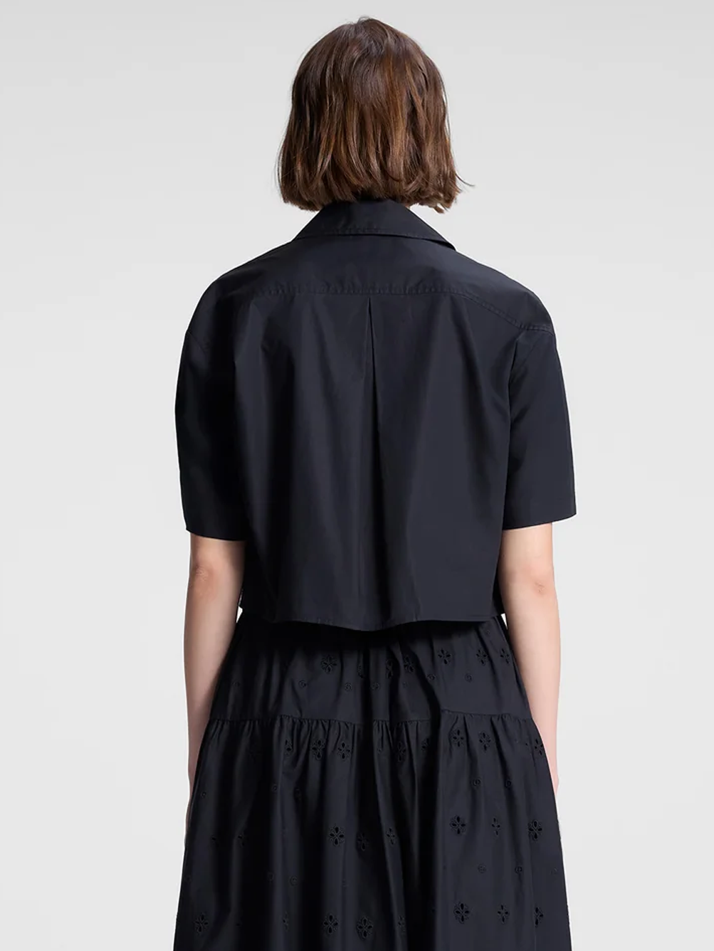 Jade Short-Sleeve Eyelet Top