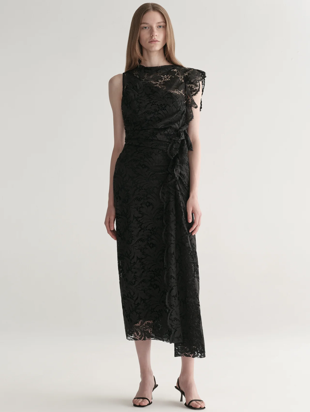Astrid Lace Midi Dress