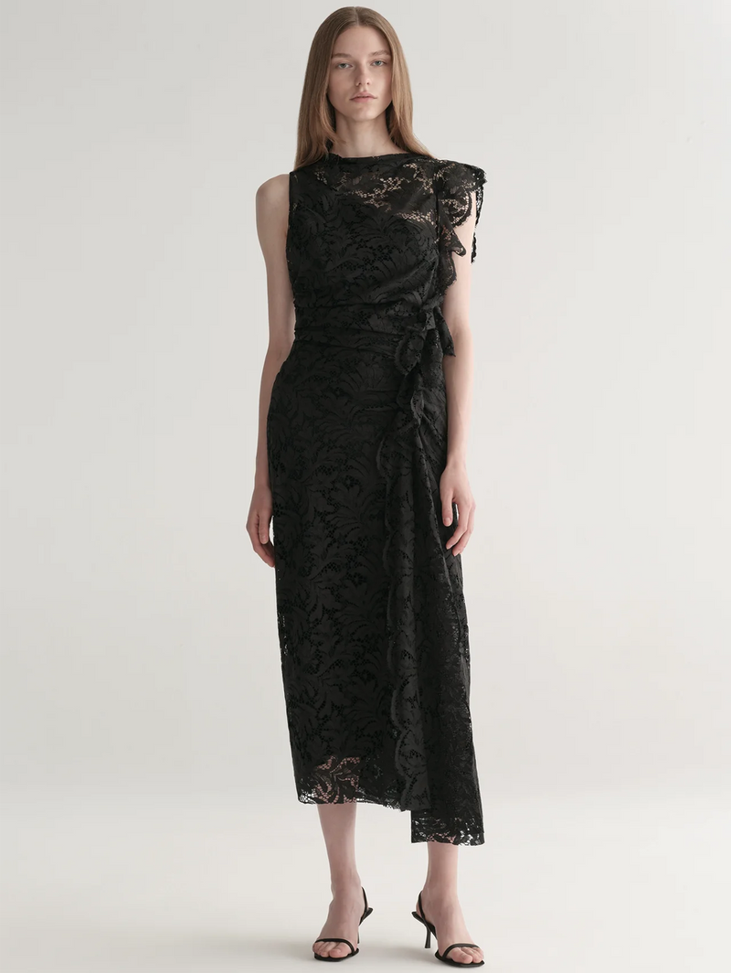 Astrid Lace Midi Dress