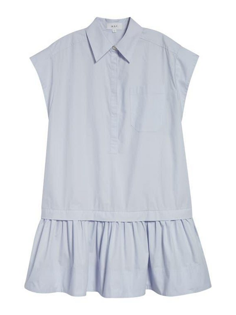 Brock Drop-Waist Shirtdress