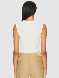 Lottie Top in Bright White