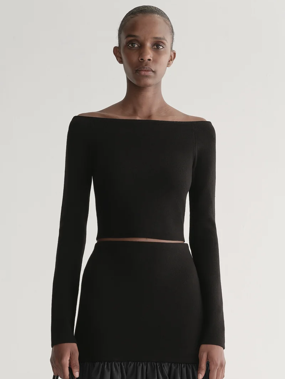 Jo Merino Off Shoulder Knit Top