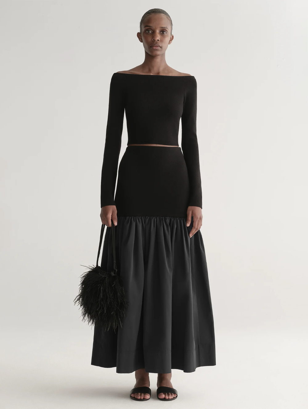 Jo Merino Off Shoulder Knit Top