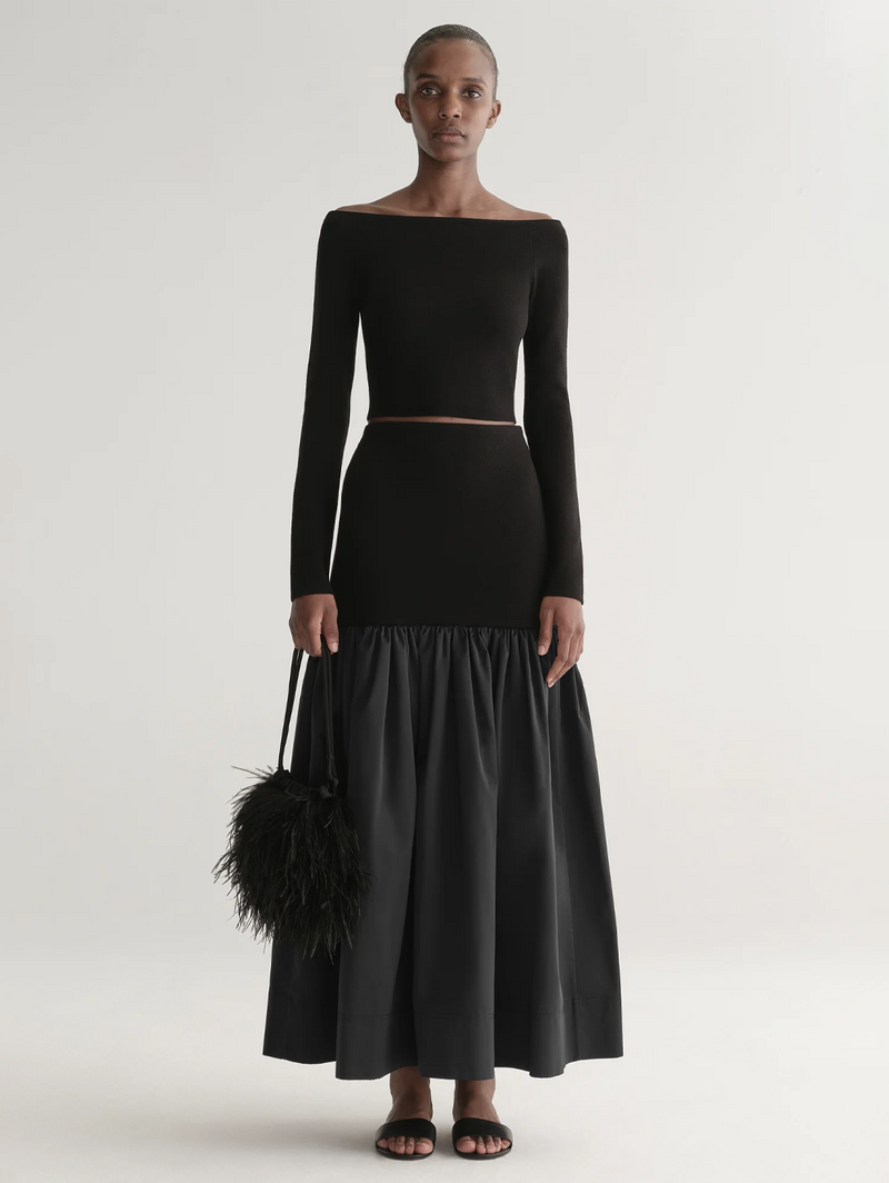 Jo Merino Off Shoulder Knit Top