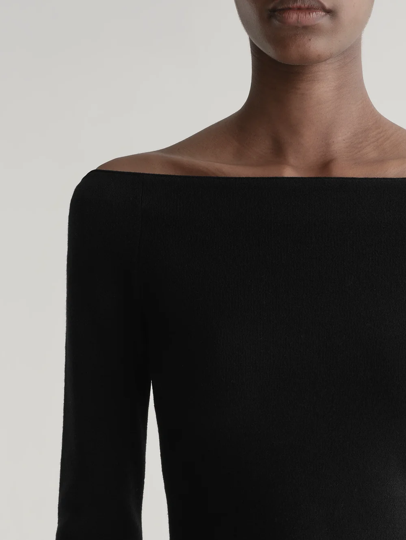Jo Merino Off Shoulder Knit Top