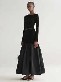 Cami Merino Combo Maxi Skirt