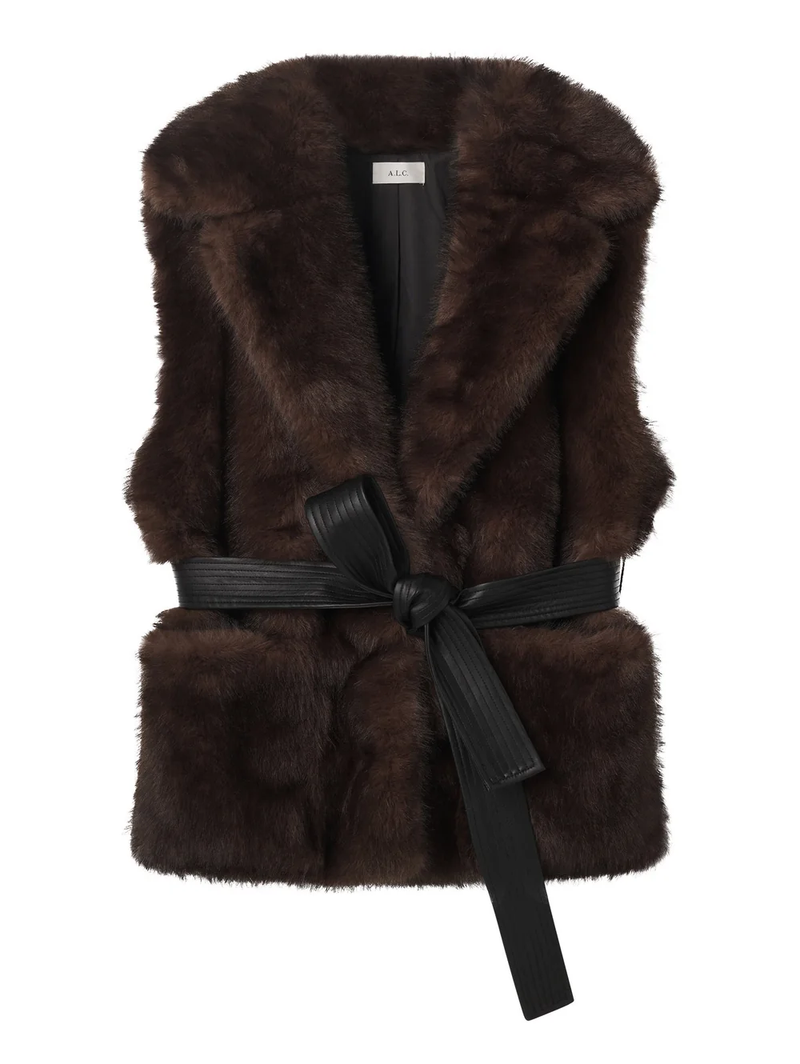 Devon Faux Fur Vest