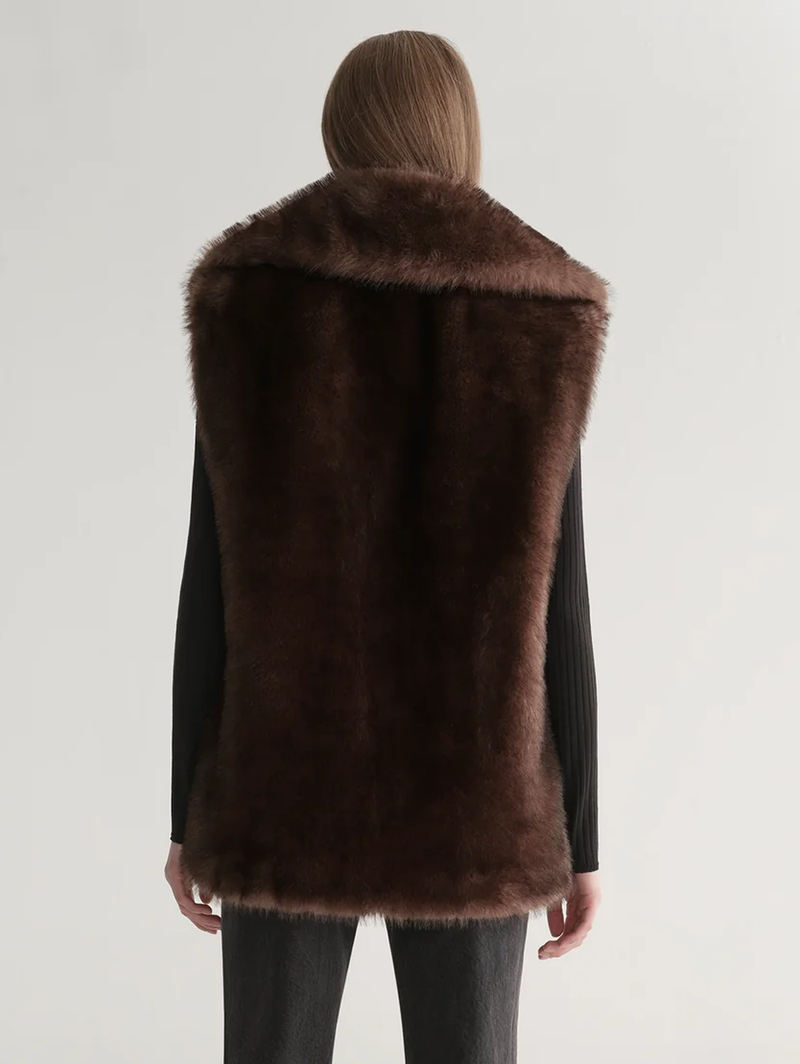 Devon Faux Fur Vest