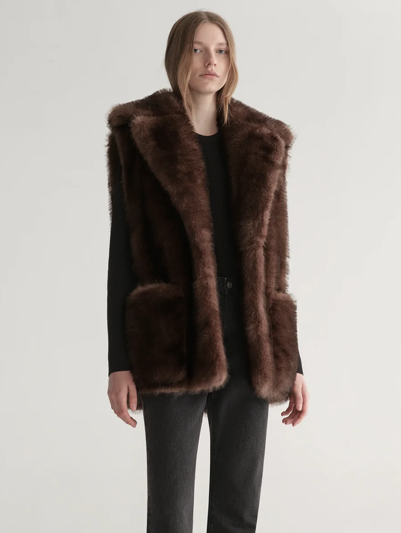 Devon Faux Fur Vest