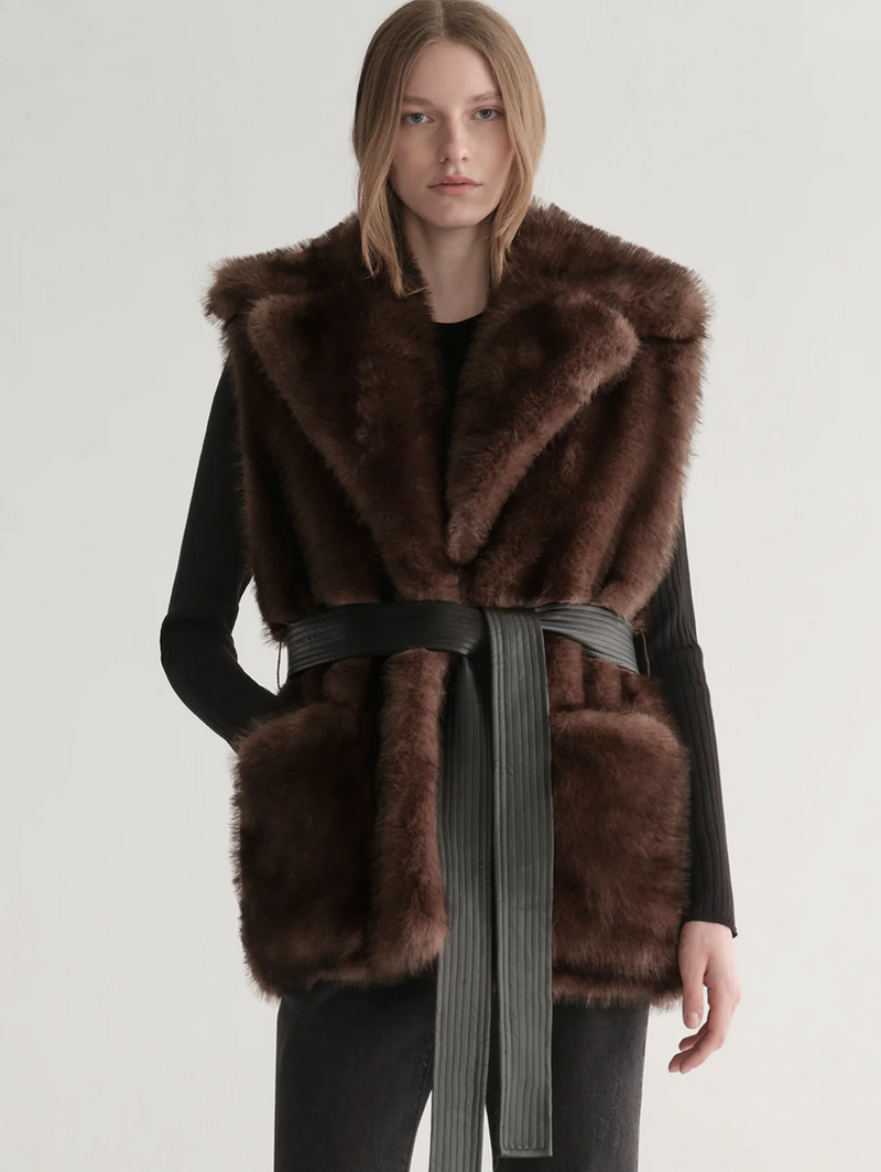 Devon Faux Fur Vest