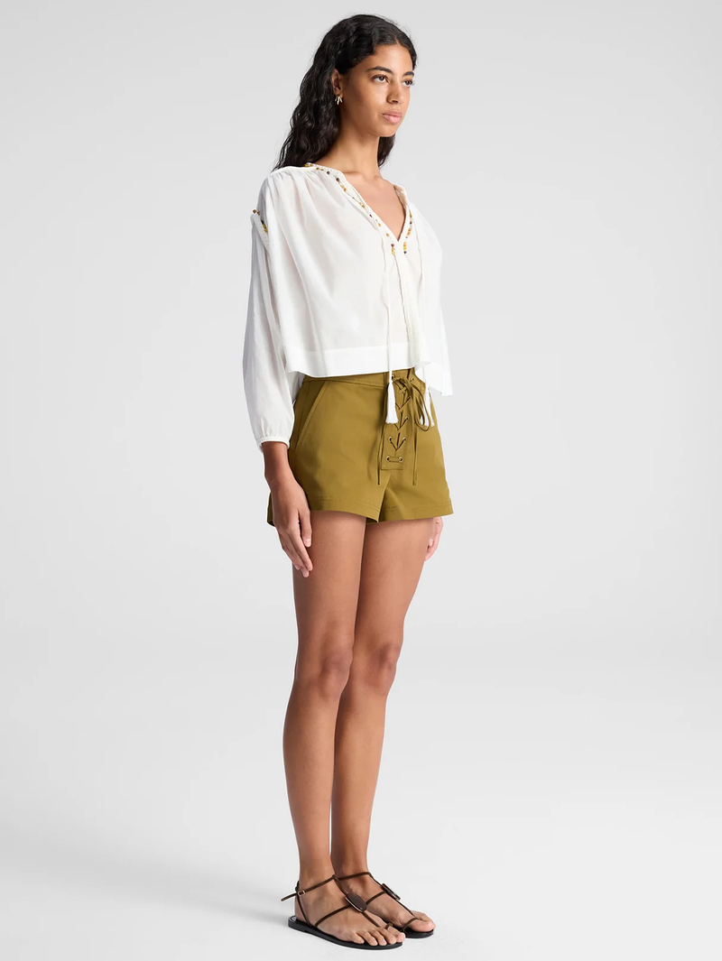 Leon Lace-Up Shorts