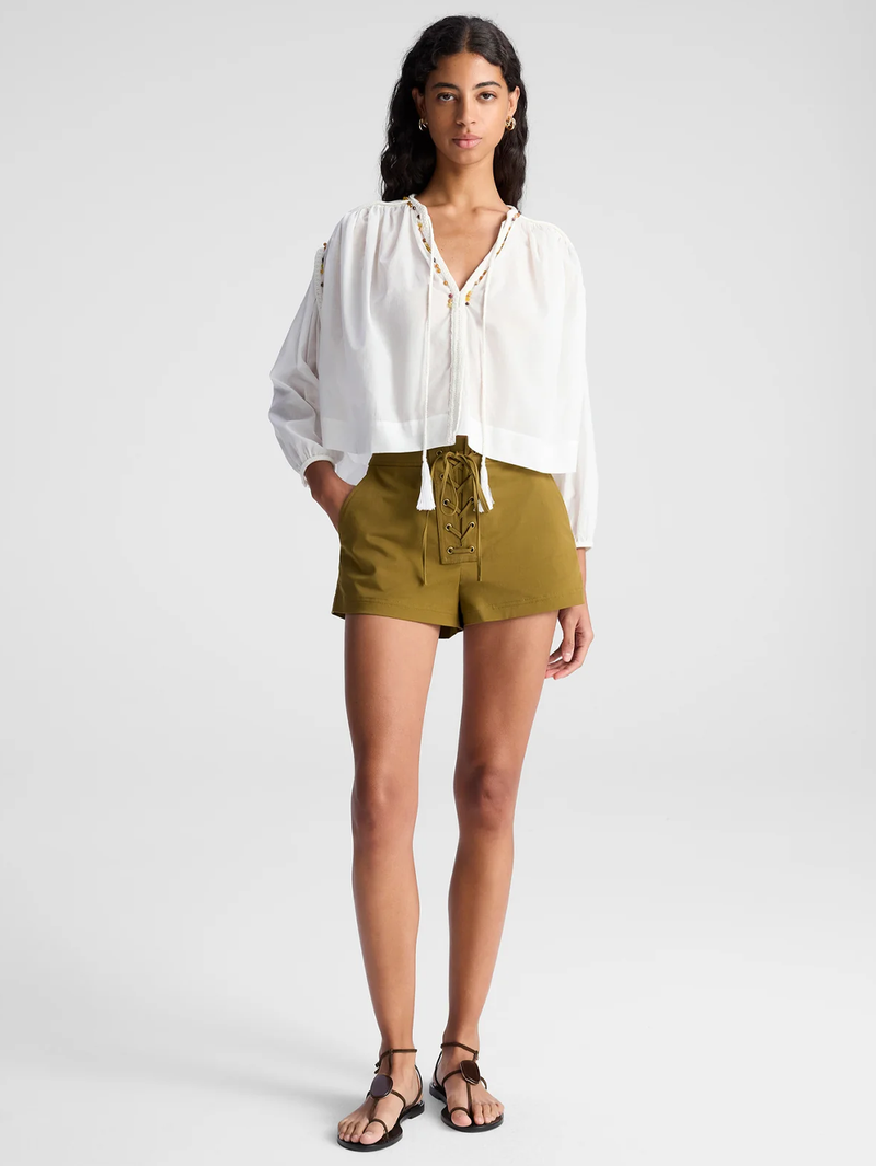 Leon Lace-Up Shorts
