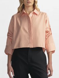 Maude Cropped Cotton Shirt