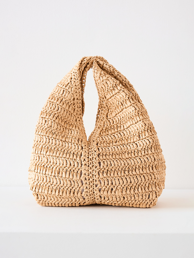 Simone Raffia Bag in Desert Palm