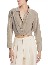 Leo Top in Pearl/Aged Bronze