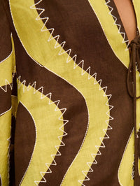 ALEMAIS FRANKIE MINI DRESS IN YELLOW - 5