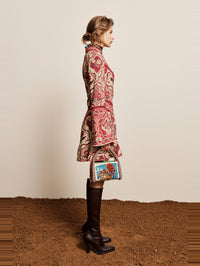 ALEMAIS Kenny Mini Dress in Red – Image 2