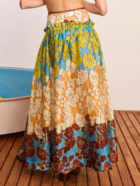 ALEMAIS Splice Midi Skirt in MULTI – Image 5