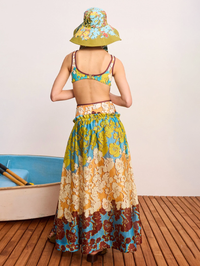 ALEMAIS Splice Midi Skirt in MULTI – Image 6