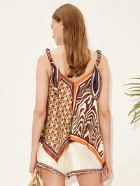 ALEMAIS Wilson Silk Top in MULTI WIL – Image 2