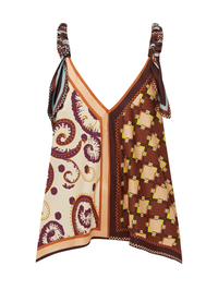 ALEMAIS Wilson Silk Top in MULTI WIL – Image 5