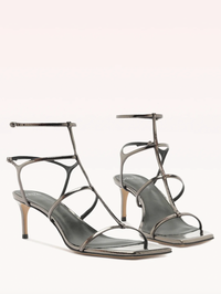 Amanda 60 Grafite Sandal by ALEXANDRE BIRMAN - View 2