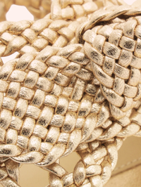 Belinda Flat Golden Sandal by ALEXANDRE BIRMAN - View 4