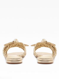 Belinda Flat Golden Sandal by ALEXANDRE BIRMAN - View 5