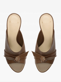 Clarita Retro Mule Brown by ALEXANDRE BIRMAN - View 4