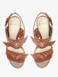 Clarita Tresse Chocolate Wedge by ALEXANDRE BIRMAN - View 3