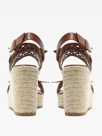 Clarita Tresse Chocolate Wedge by ALEXANDRE BIRMAN - View 6