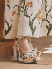 Grosgrain Raffia Platform 120 Laguna by ALEXANDRE BIRMAN - View 2